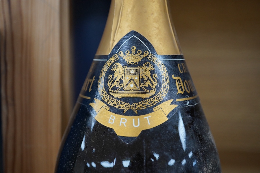 A bottle of 1979 Dom Ruinart blanc de blancs champagne. Condition - fair, storage history unknown